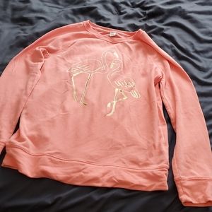 Pink flamango long sleeve tee